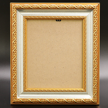 Рамка 15x18 (BOG) багет СЕРЕБРО с золотом