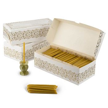 Ростовские свечи МИНИ (7см, 0,3ч, 400шт), ВОСК