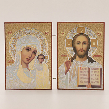 Складень (IMP) 6х9 МДФ, №2 (ЗОЛОТО, СЕРЕБРО)