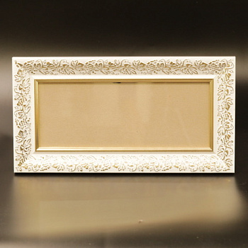 Рамка 30x12 (ERM) багет БЕЛЫЙ, ЛОЗА