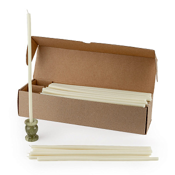 Свечи станочные БЕЛЫЕ № 40 (пачка 1кг)